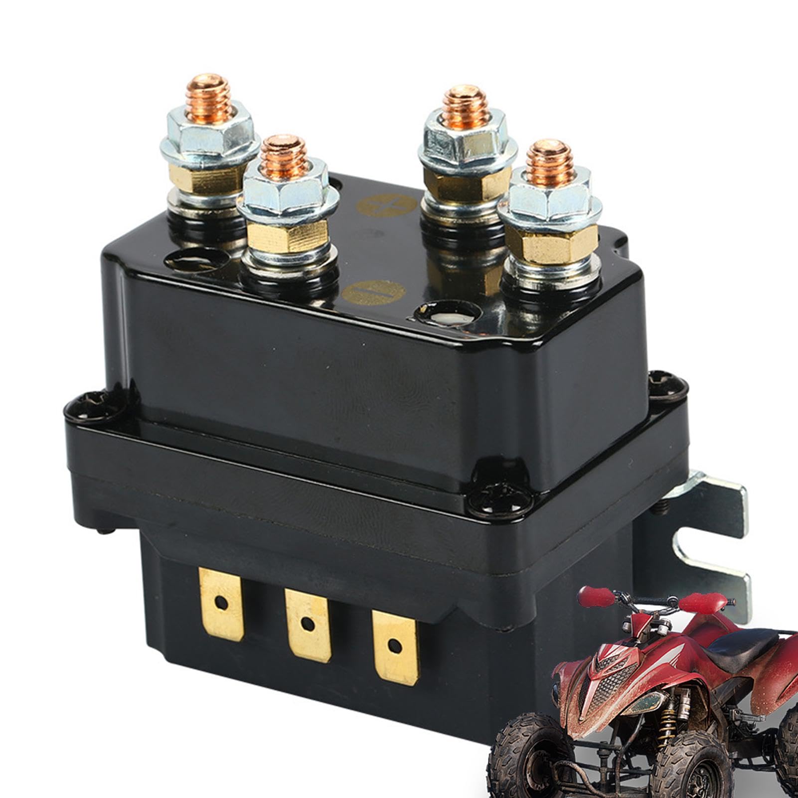 Solénoïde de treuil Warn - Contacteur de treuil universel, module de e de treuil | Boîte solénoïde de treuil 12 V, pièces de treuil robustes, boîte solénoïde incassable pour treuils de 5 000 à