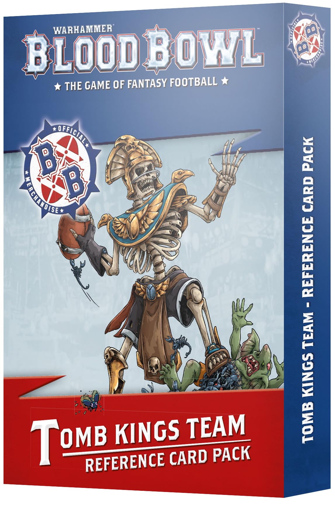 Games Workshop - Blood Bowl: Tomb Kings Team Card Pack, Black, Gold