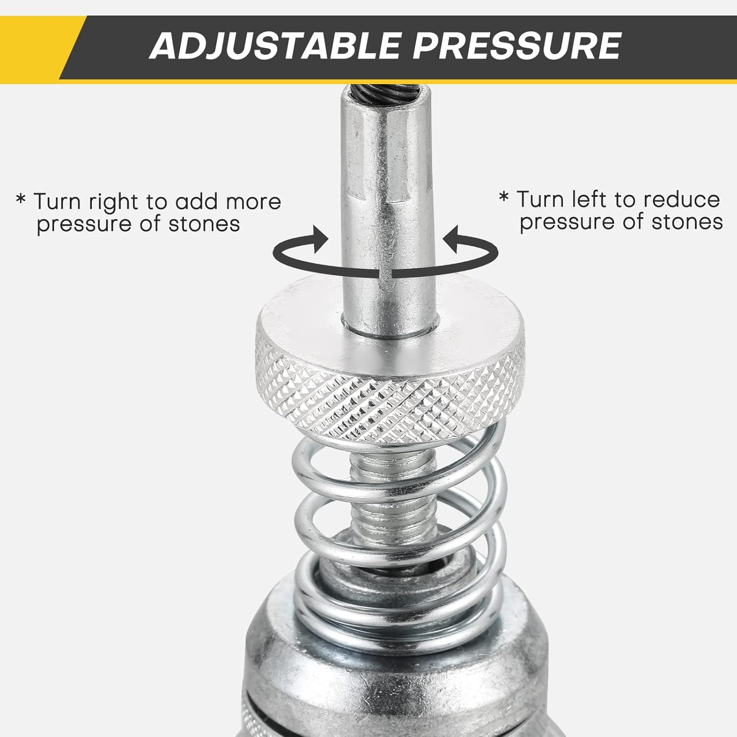 Engine Cylinder Hone Tool | 1" to 2-1/2" Diameter Adjustable Deglazer with Extra 3PCS 1-1/8" Long Stones 220 Grit (1-1/8")