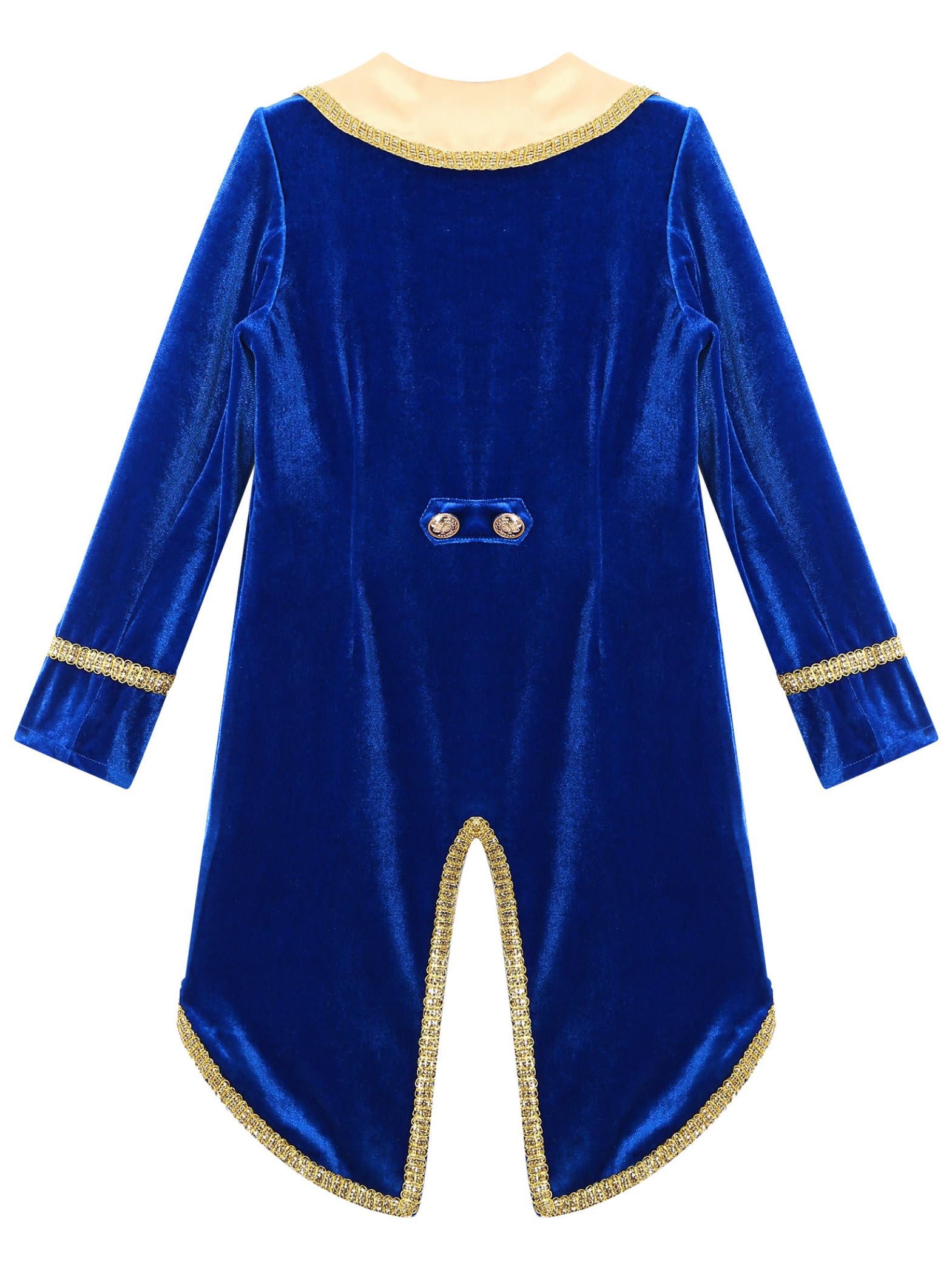 Garçons Gothique Steampunk Corset Halloween Royal Court Prince Manteau À Manches Longues Victorien Queue De Pie Veste 12 Mois - 14 Ans