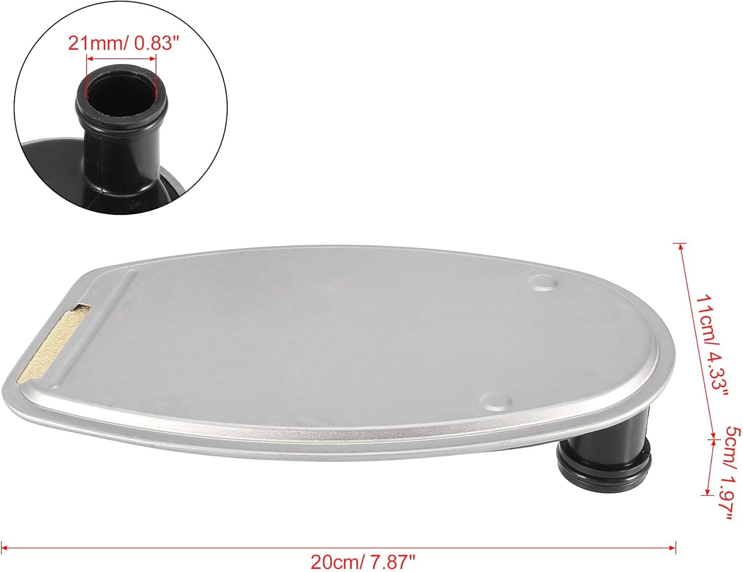 X AUTOHAUX No.52108325AA 5-Speed Automatic Transmission Filter Oil Pan Gasket Set for Dodge Charger 3.6L Flex 5.7L 2011-2020 for Dodge Challenger 3.5L 5.7L 2011-2014