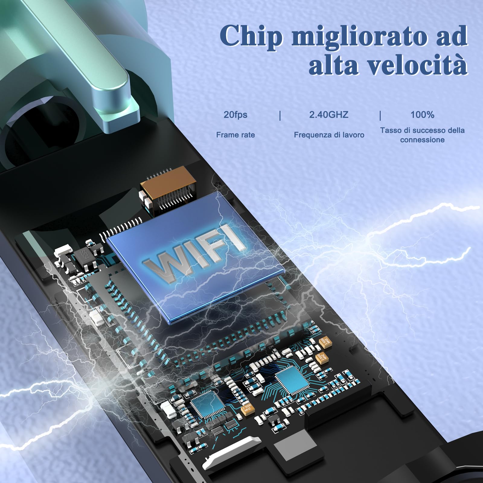 LMEHCN Otoscopio per Pulizia Orecchie - Pulisci Orecchie con Visione 1080P, 6 Luci LED, IP67 Impermeabile, Diametro 3 mm, Compatibile con iPhone iPad e Telefoni Android, Nero