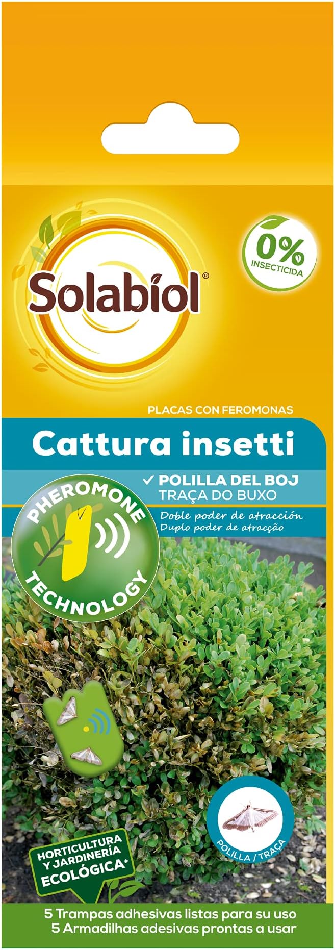 SoluBTK 30g Bacillus Thuringiensis BTK – 12 Doses Hydrosolubles Contre Pyrale Du Buis – Insecticide Bio Autorisé En Agriculture Biologique