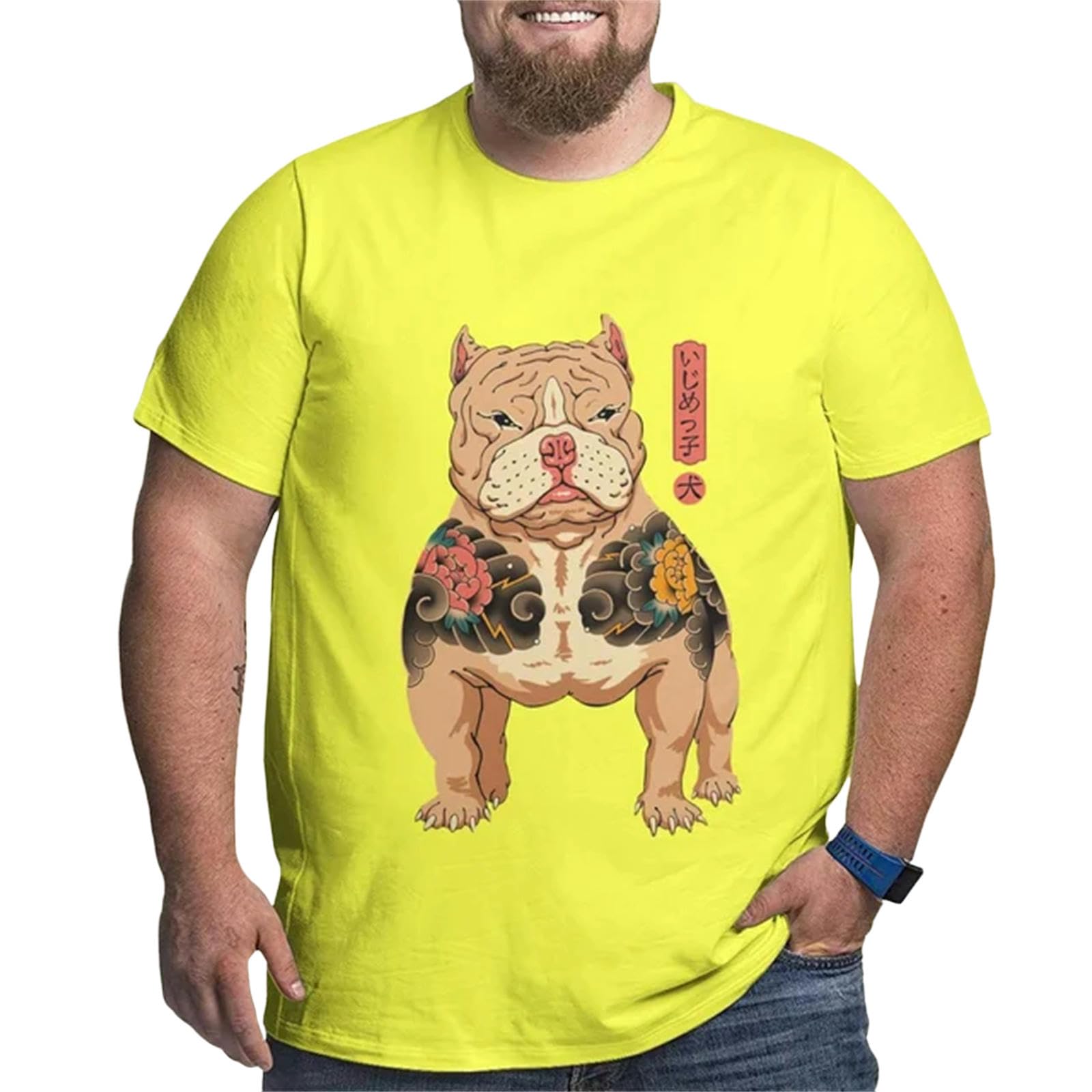 Camisetas Manga Corta Hombre Camisa De Anime De Camiseta De Hombres Ropa De Gran Tamaño De O-Cuello Divertidos Camisetas para Hombres Tops Tees 6XL