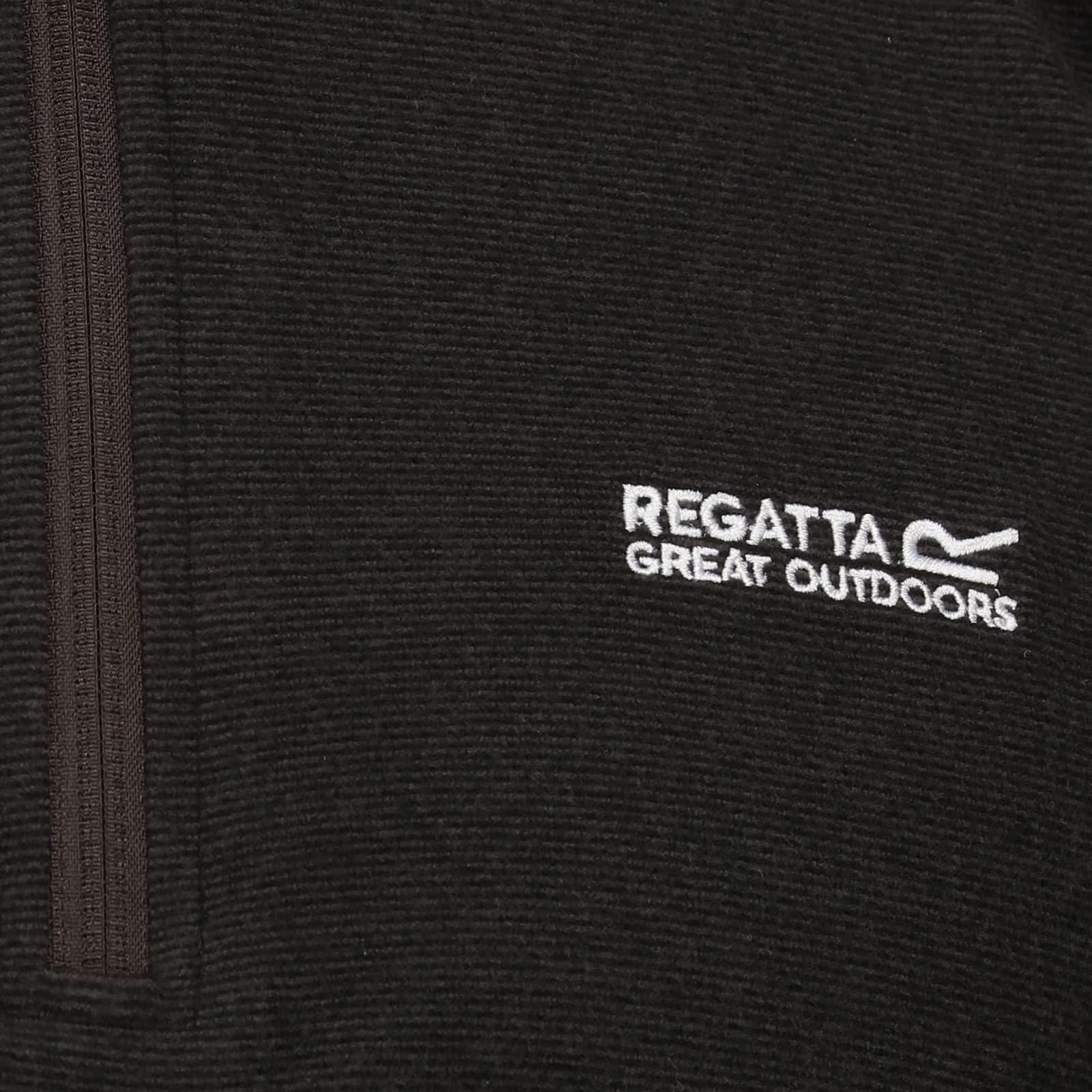 Regatta Homme Sweatshirt Léger À Rayures Mi-Zippées Montes, Ash