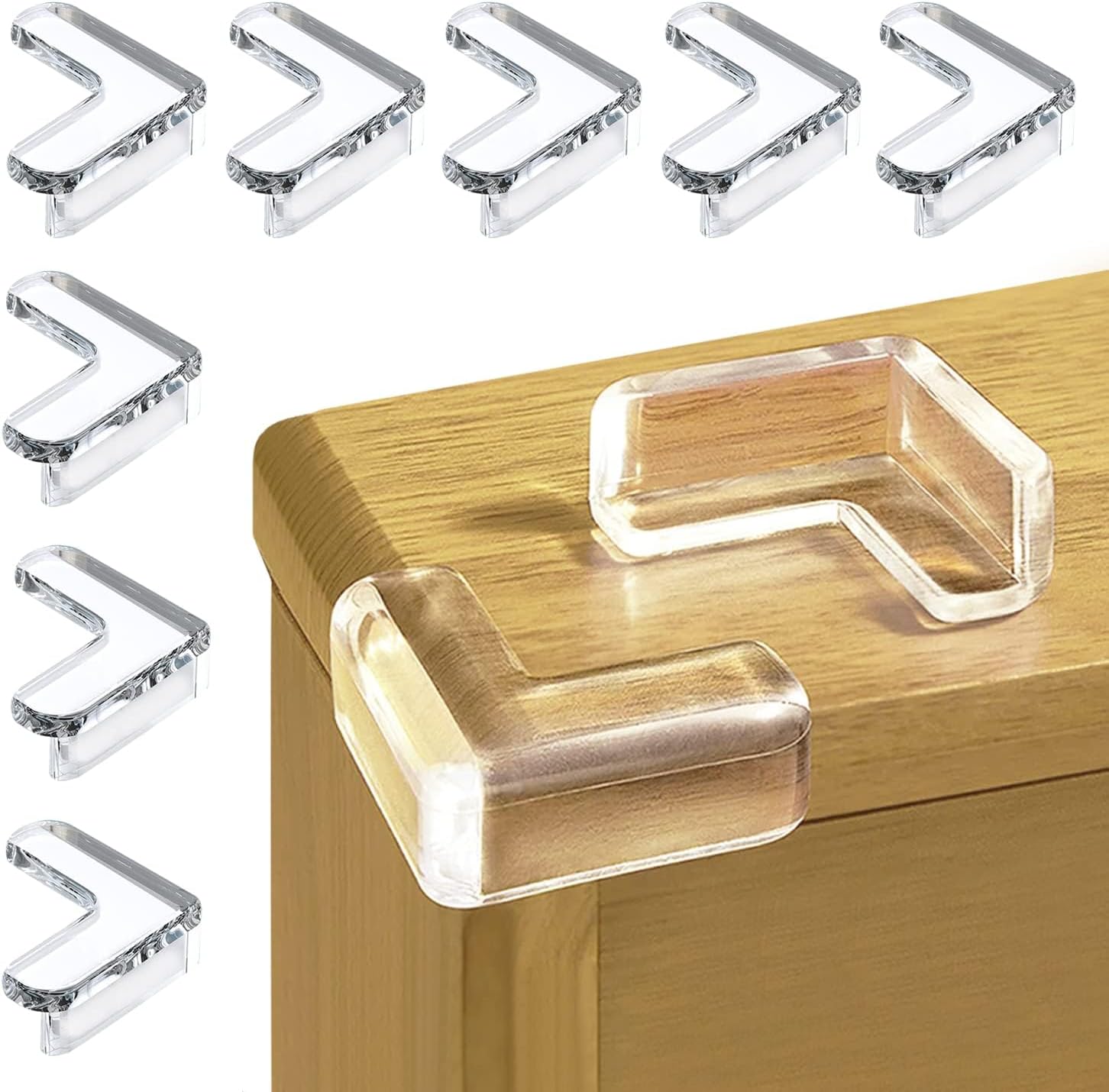 10 Pack Corner Protector Baby, Clear Corner Protectors are Suitable for The Edges of Furniture and Tables,Table Corner Covers Baby Safety