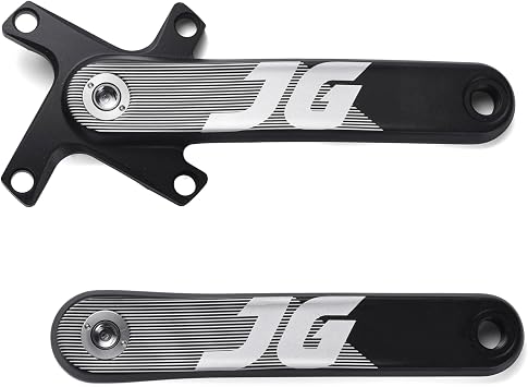 JGbike Mountain Bike Crankset Square Taper 170mm 104 BCD for MTB BMX Road Bicyle,Compatible with Shimano,SRAM,FSA, Gaint