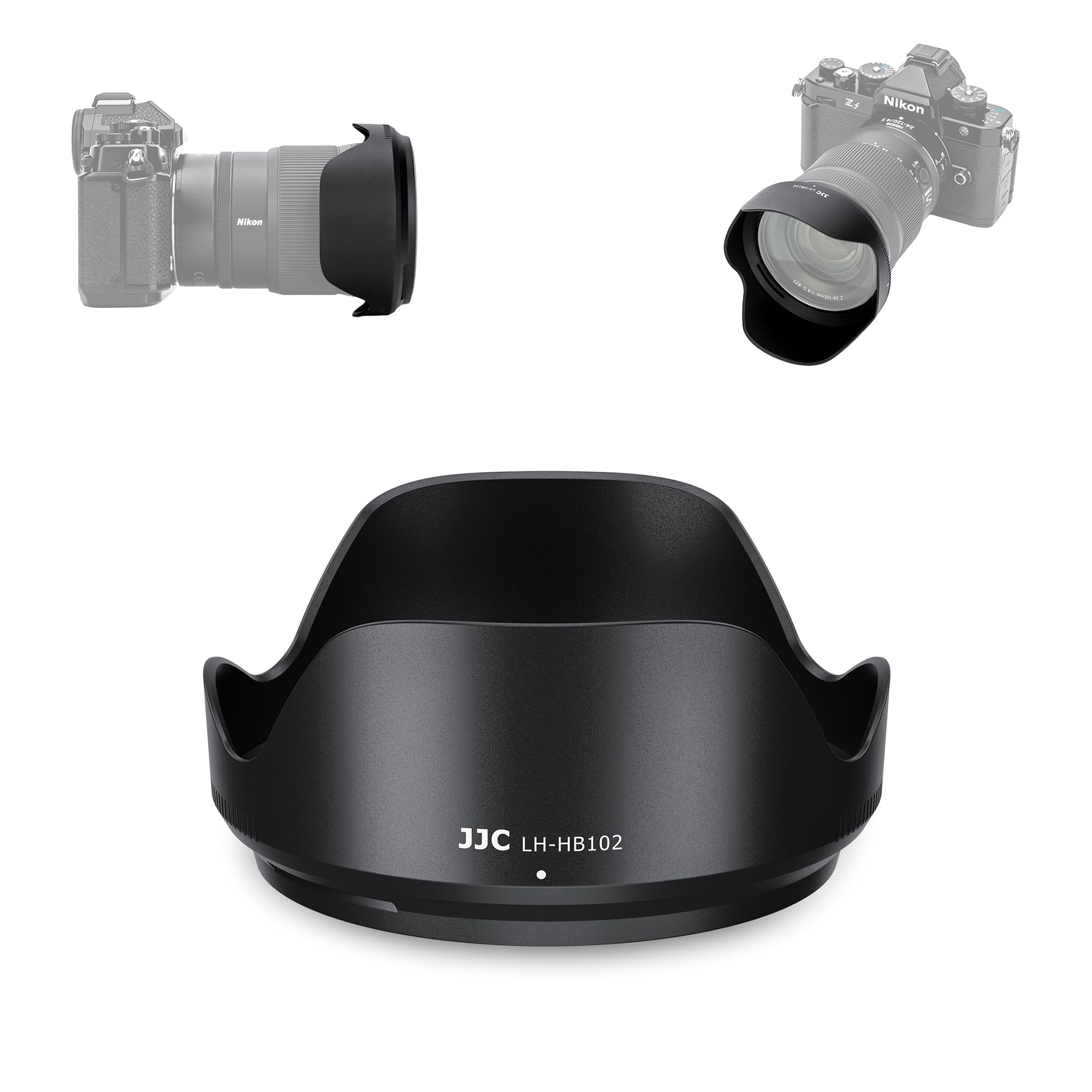 Amazon | JJC HB-102 可逆式 バヨネットレンズフード 花形 Nikon HB