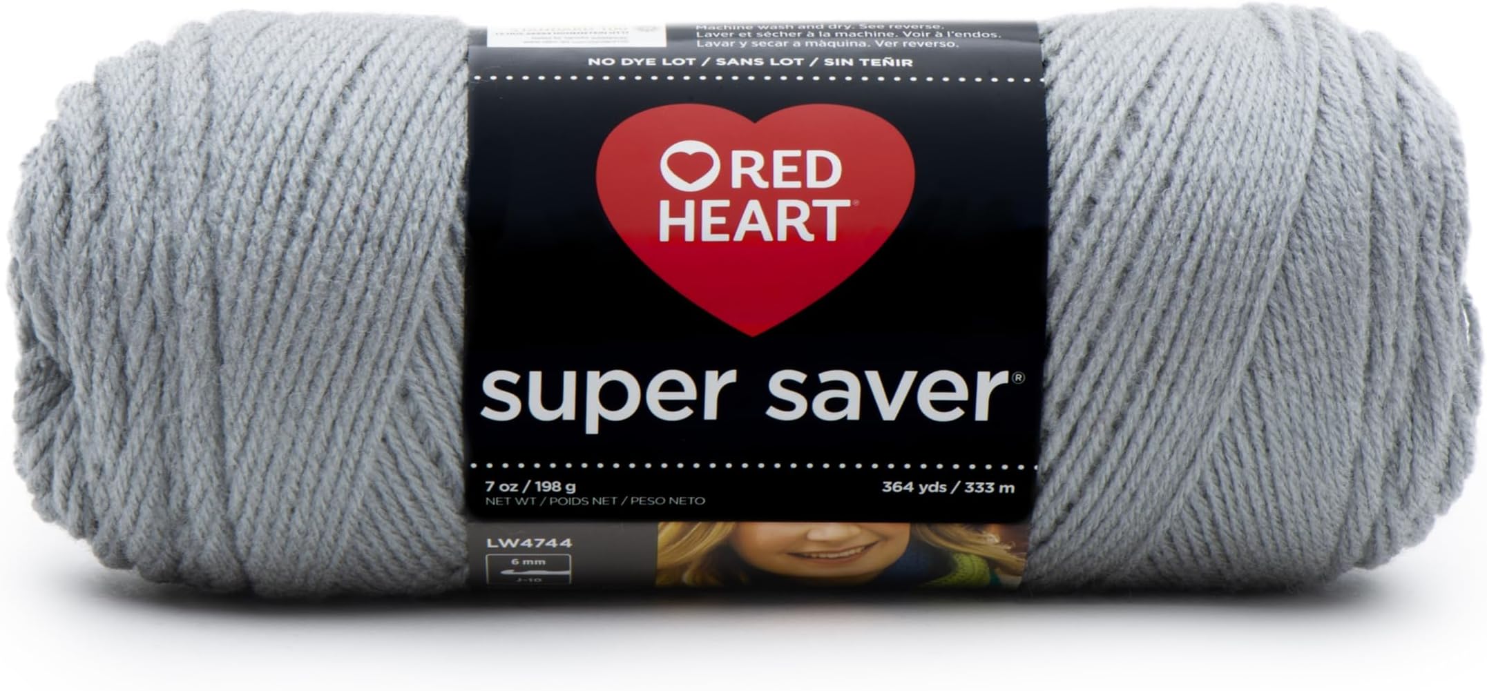 Red Heart Super Saver Yarn-Dusty Grey, Single