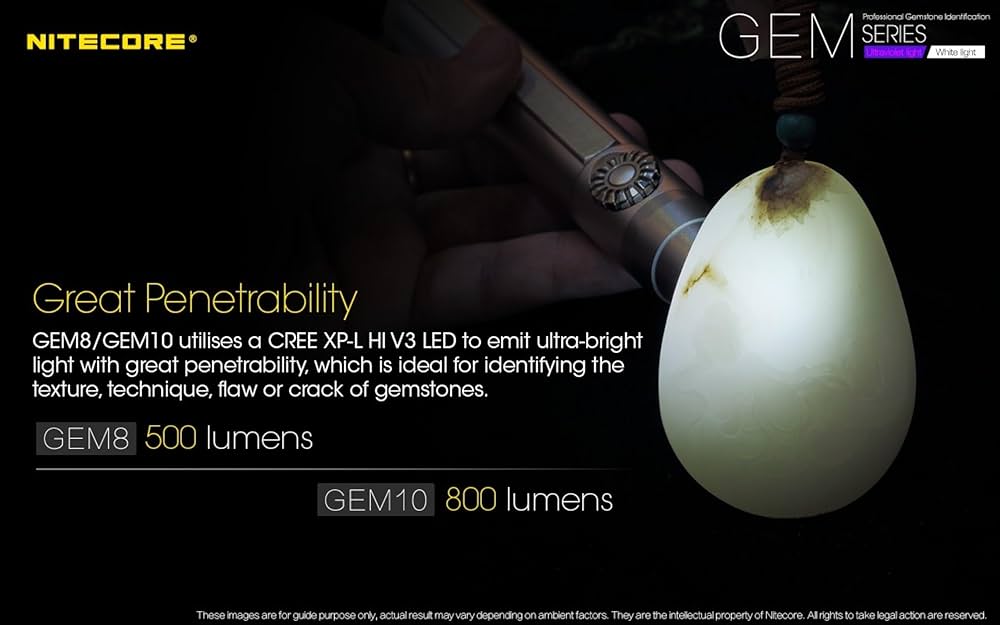 Amazon | NITECORE GEM8 宝石鑑定用/翡翠専用