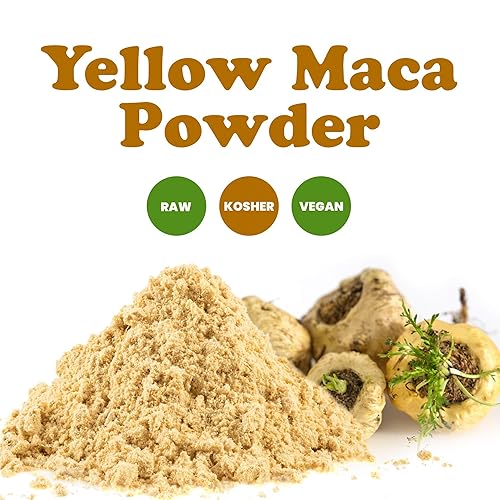 Miniatura 4 de Food to Live Polvo de maca amarilla, 16 libras, raíz de maca molida sin OMG y cruda, vegana, kosher, keto, no gelatinizada, a granel, rica en