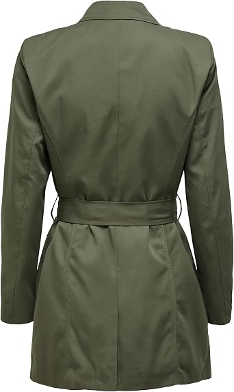 ONLY Women's Onlvalerie Trenchcoat Otw Noos Double breasted trench coat (pack of 1)