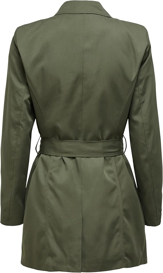 ONLY Women's Onlvalerie Trenchcoat Otw Noos Double breasted trench coat (pack of 1)