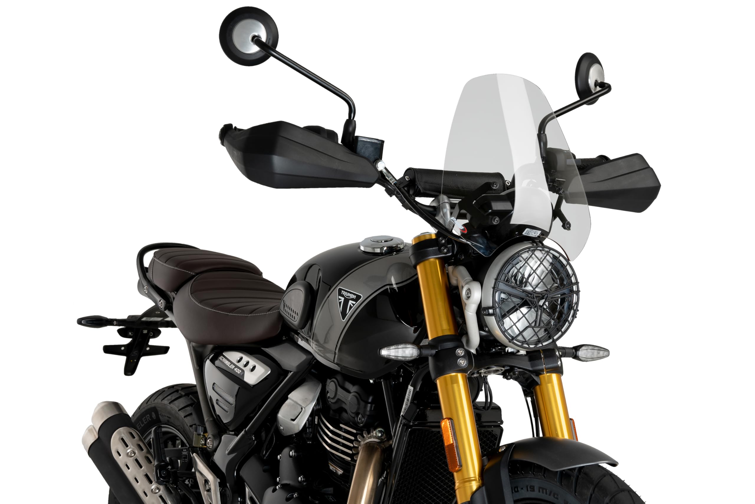 Puig Sport Screen | Clear | Triumph Speed 400/Scrambler 400 X 2024>Current