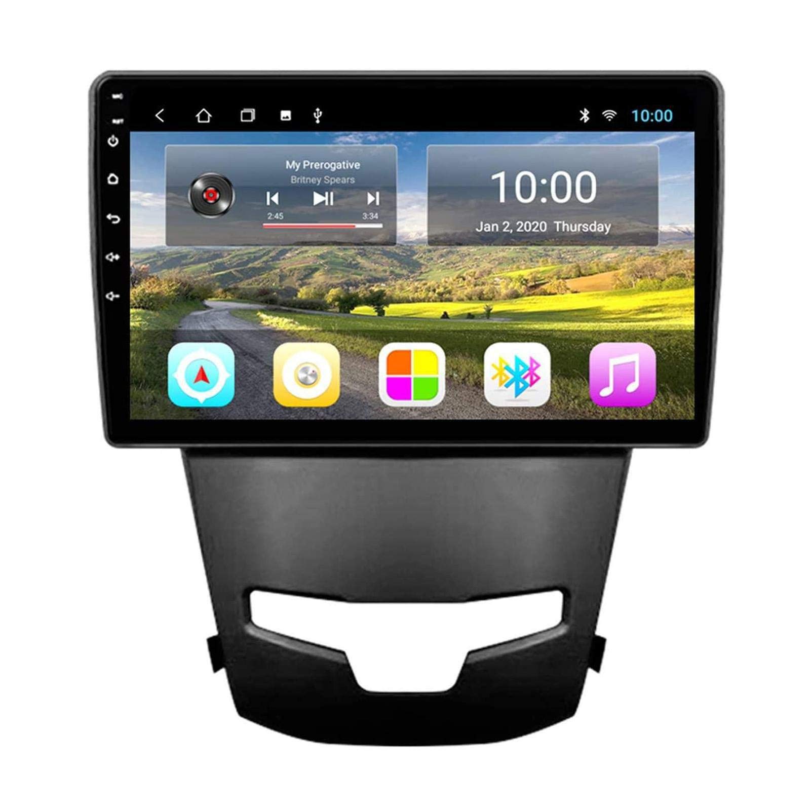 Autoradio Android 12 SsangYong Korando remplacez votre ancienne radio obsolète
