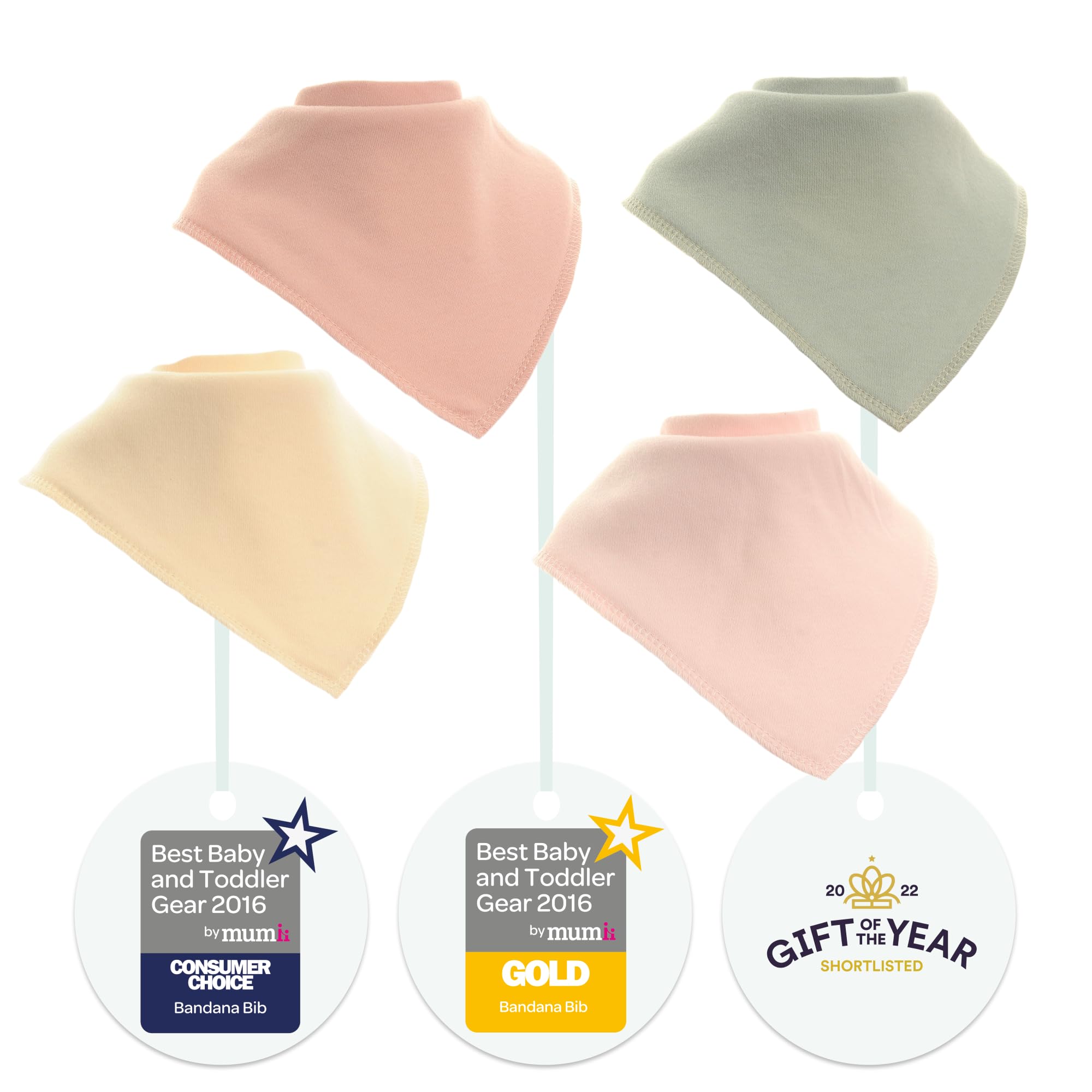 Bandana Dribble Bibs - Cotton Front Baby Bibs Newborn to 24 Months - Newborn Baby Gifts - Bibs For Comfortable Kids — view 116