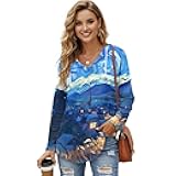 Women's Casual Lightweight Hoodies Long Sleeve White Drawstring Sweatshirts Loose Pullovers