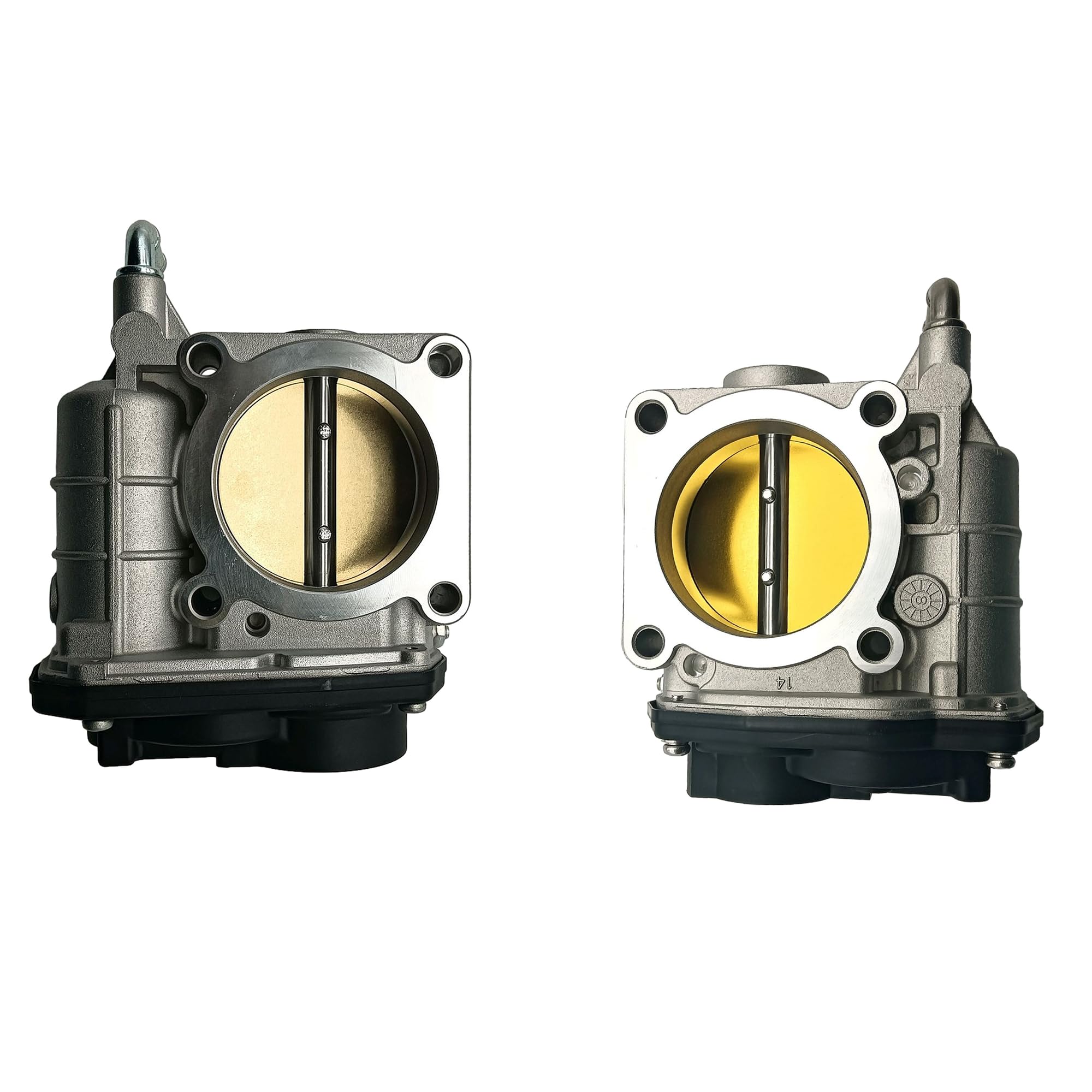 2PCs Throttle Body Left & Right For Infiniti EX35 FX35 2008-2012 For Infiniti Q50 Q70 2014-2019 For Nissan 350Z 2007-2009 For Nissan 370Z 2009-2021 3.5L 3.7L V6 DOHC 16119JK20B 16119JK20A
