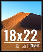 Vista 94 de LaVie Home Marco de fotos de 2 x 3, marco de fotos negro de 2 x 3 con plexiglás HD, marco de visualización de 2 x 3, 1 paquete, colección clásica