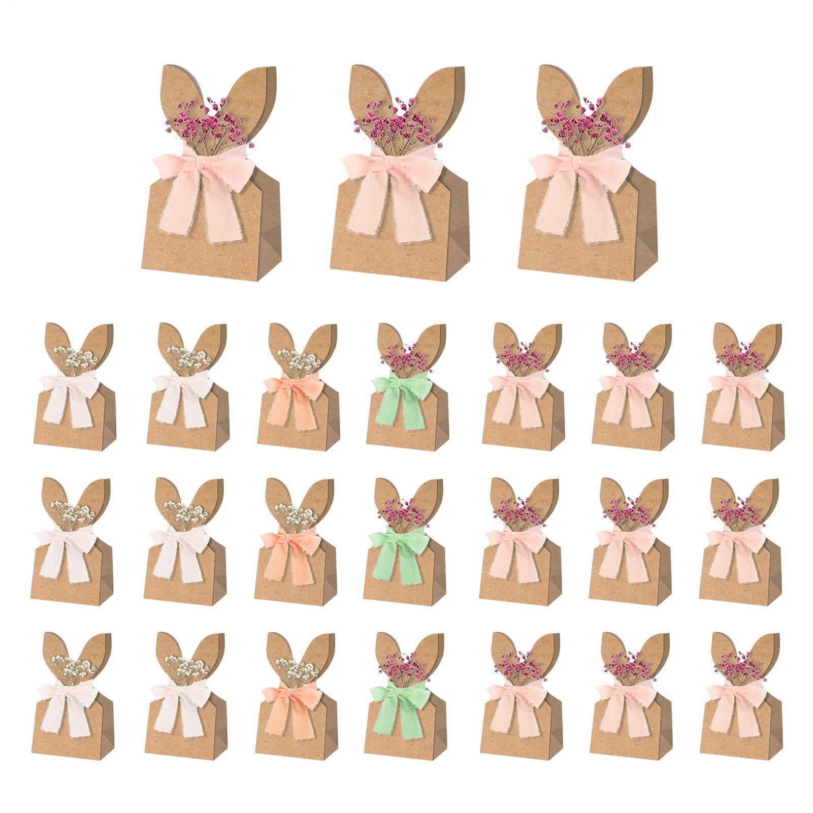 Sacs de Pâques en papier rustique x24 pour biscuits et cadeaux d'anniversaire - 8
