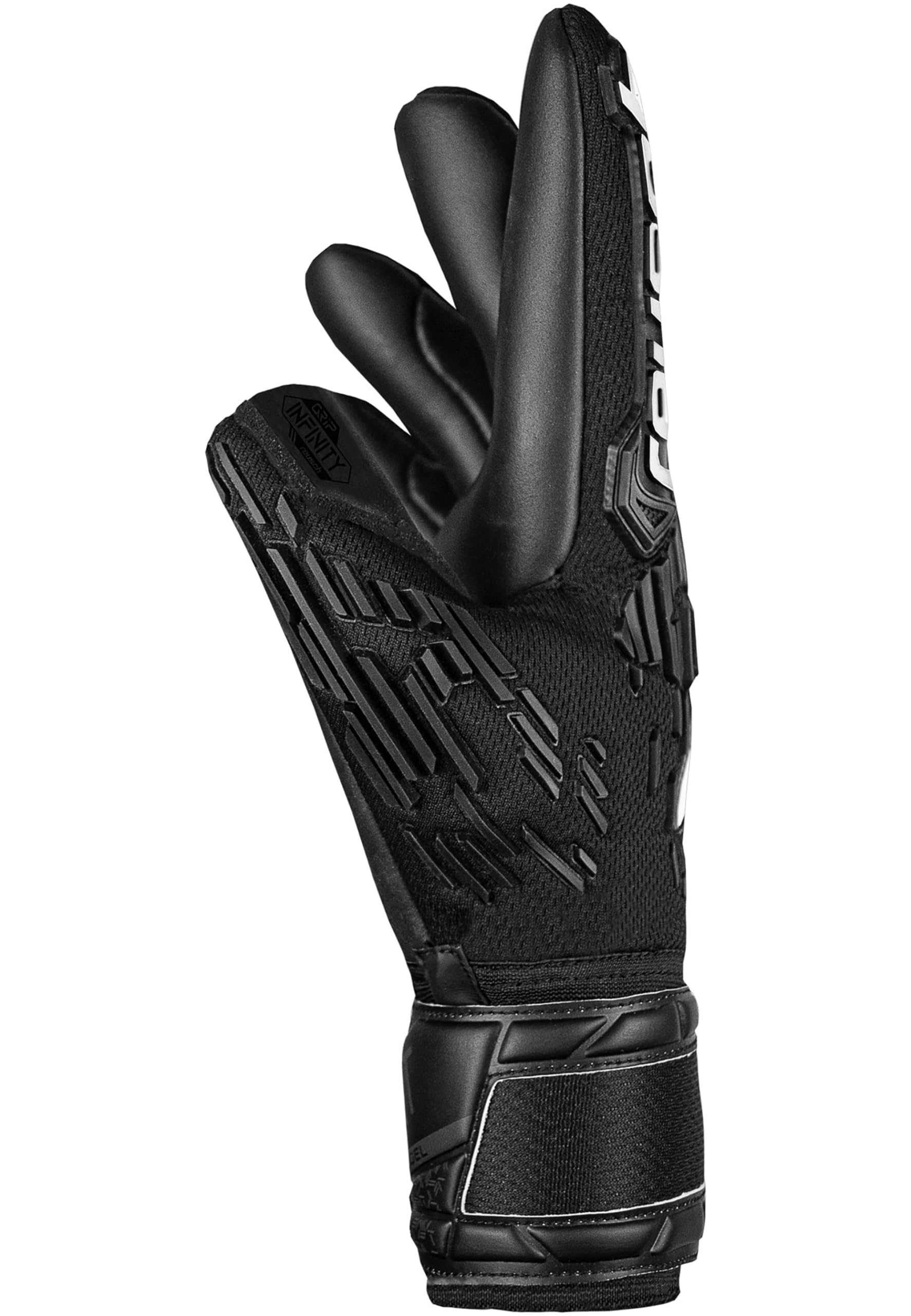 Reusch Attrakt Freegel Infinity Guanti da portiere per adulti con Evolution Negative Cut per erba sintetica