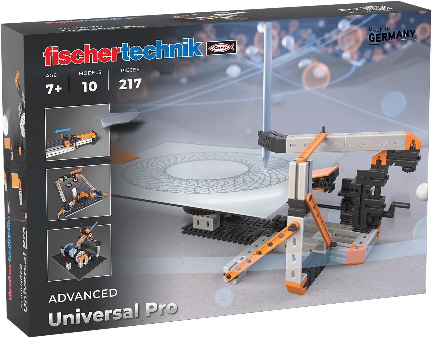 fischertechnik Universal Pro 571903 Construction Kit, Technical Toy, 10 Models from 7 Years
