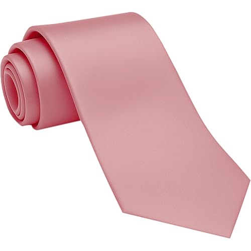 Dibi Solid Color Ties for Men, Formal Mens Ties, Neck Tie, Classic Tie for Boys Women Teens, Wedding Business Costume Necktie