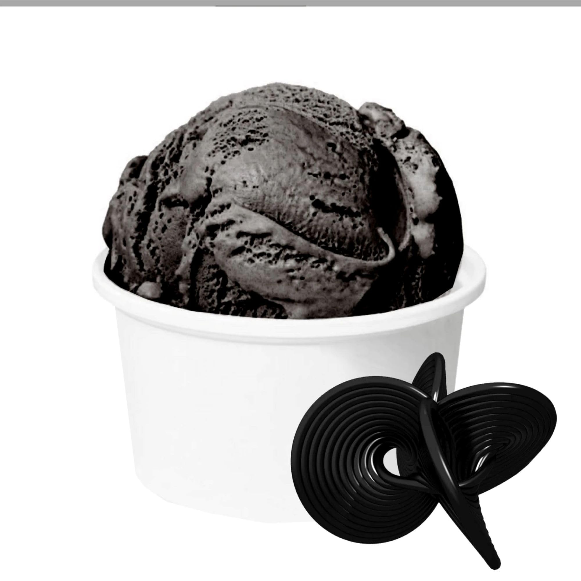 Gino Gelati Lakritz Eispulver Low Carb Vegan - Eis selber machen ohne Zucker & Laktose, mit & ohne Eismaschine (1 Kg)