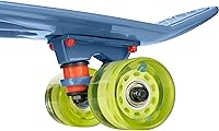 Vista 25 de Retrospec Quip Mini Cruiser - Patineta completa de plástico retro de 22.5 pulgadas con rodamientos ABEC 7 y ruedas de poliuretano, tabla compacta