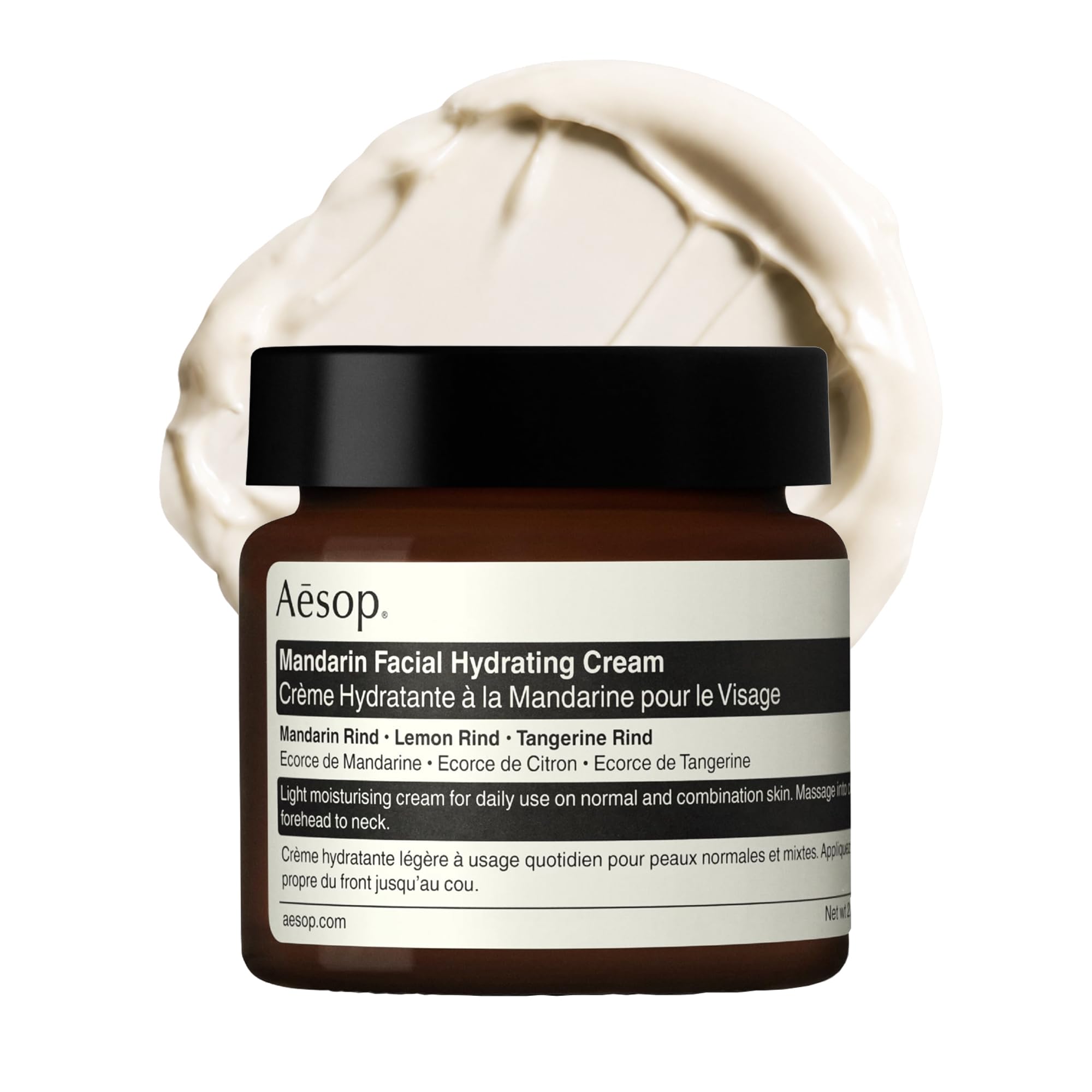 Amazon.com: Aesop Mandarin Facial Hydrating Cream | Cools, Tones