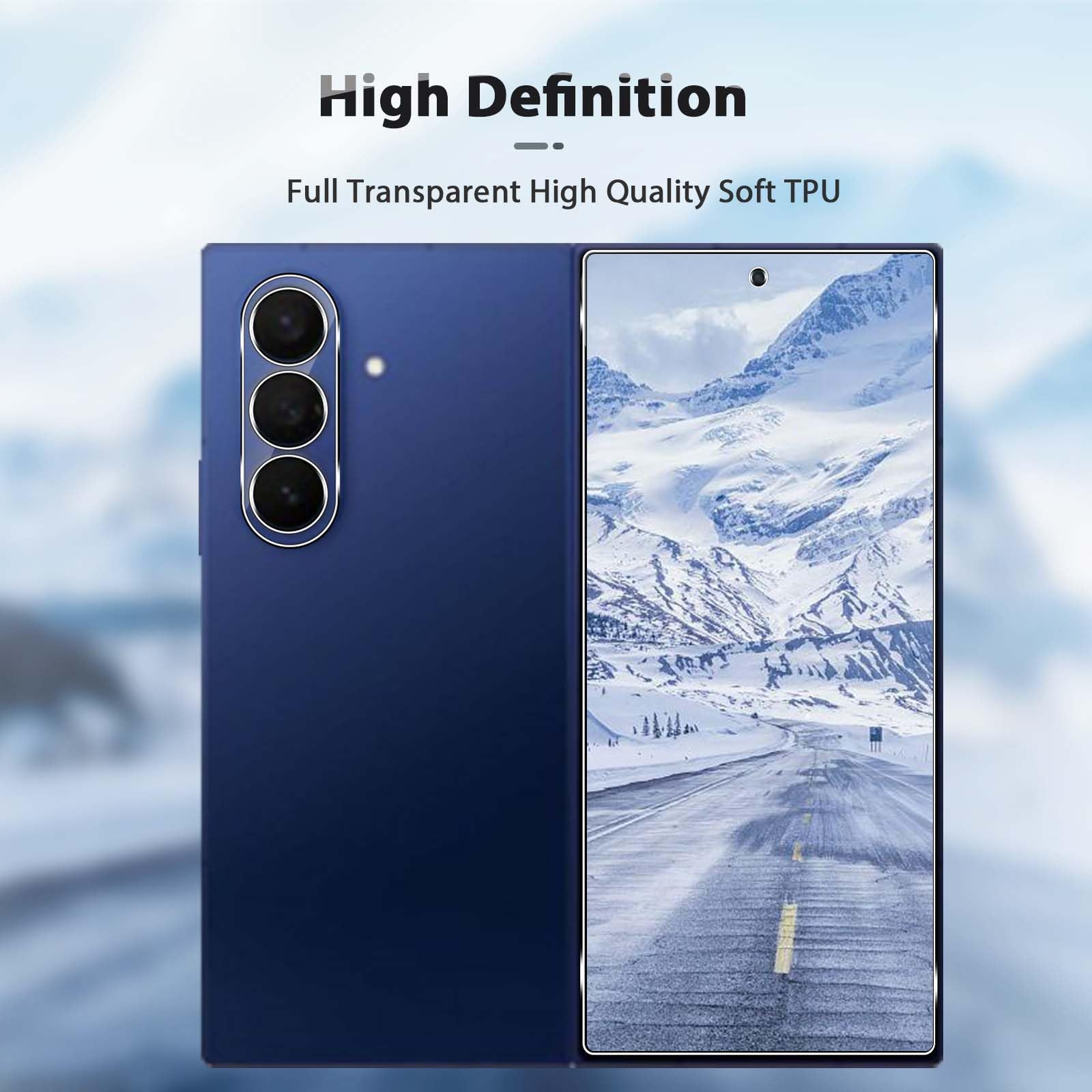 QULLOO Verre Trempé pour Samsung Galaxy Z Fold 7 / Fold7 5G, [2+2+2] Avant 9H Dureté Protection Écran + Protection Décran intérieure en TPU + Caméra Protecteur, Aux Rayures Film Protection