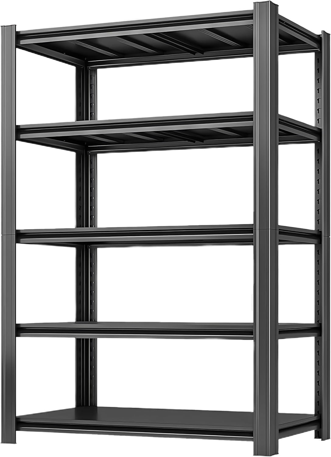 4-Tier 31.5" W x 15.8" D x 63" H Garage Shelving 2000LBS Storage Shelves Heavy Duty Metal Shelf Unit Adjustable Basement Industrial Storage Racks