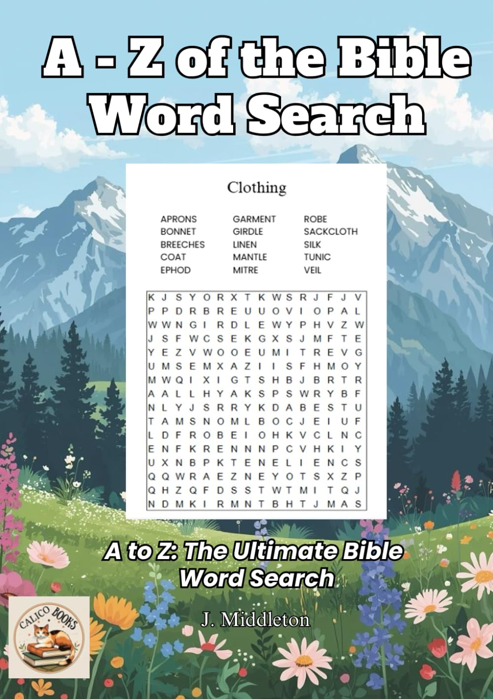 A - Z of the Bible Wordsearch: Young children wordsearch A5 book