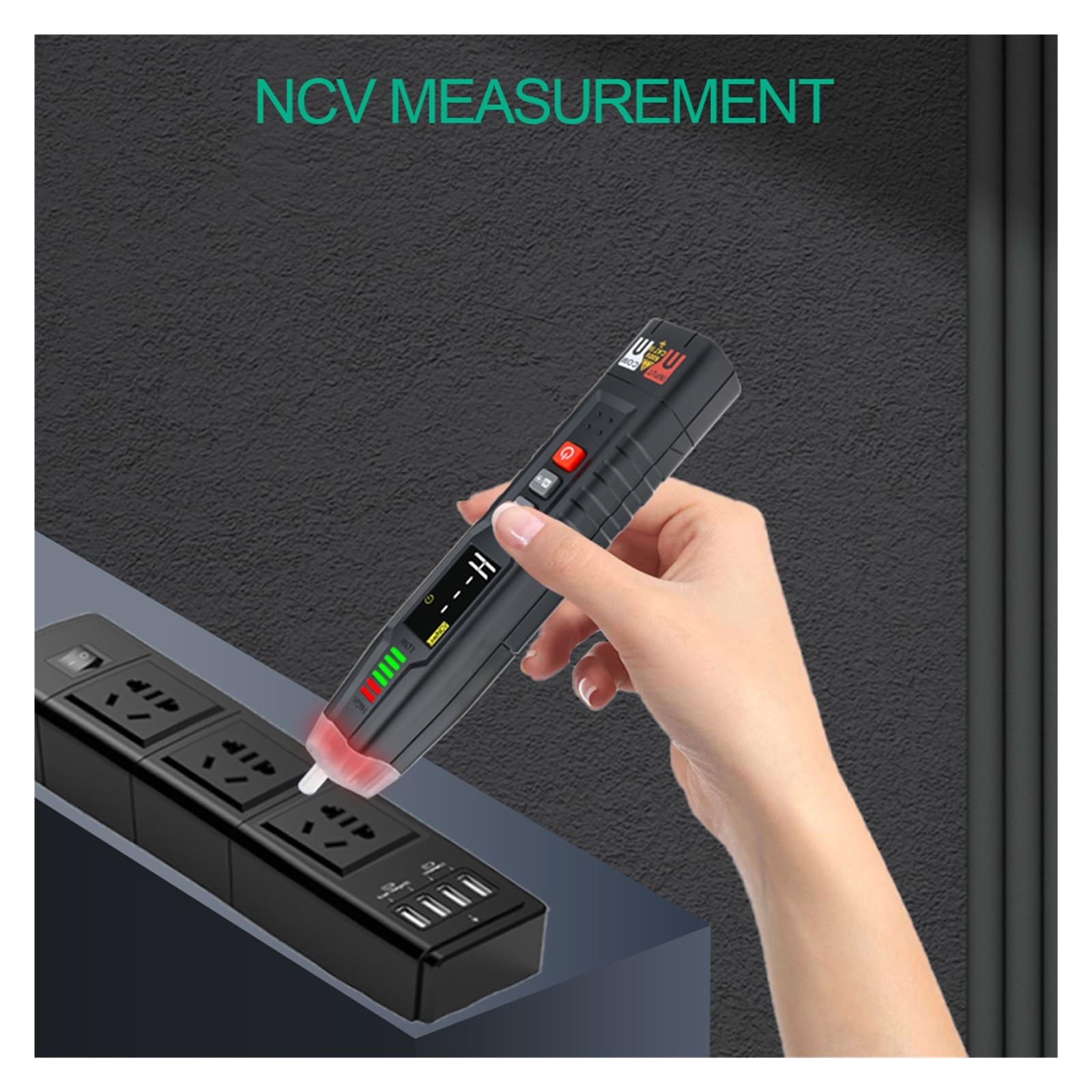 Inteligentne Pióro Multimetr Cyfrowy True Auto Zakres DC AC Woltomierz NCV Tester Sekwencji Faz Bezpieczny, Praktyczny, DokłAdny