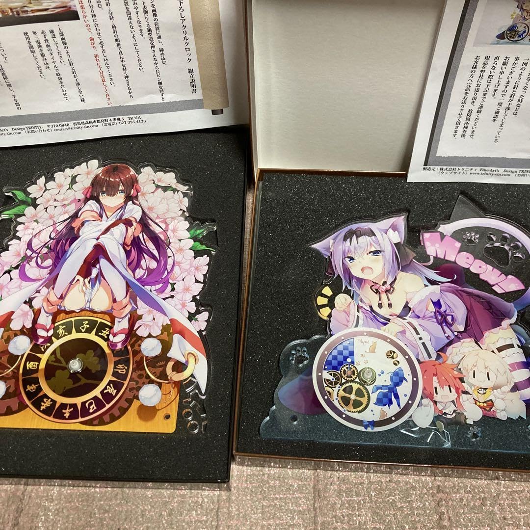 戦国恋姫アクリルクロック3点セット