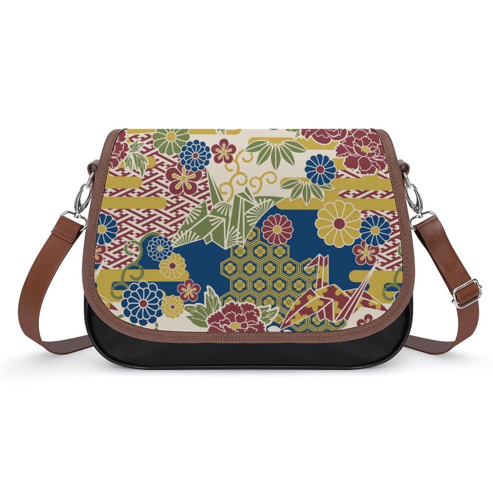 Amazon.co.jp: ショルダーバッグ 和柄 伝統模様 ワンショルダーバッグ