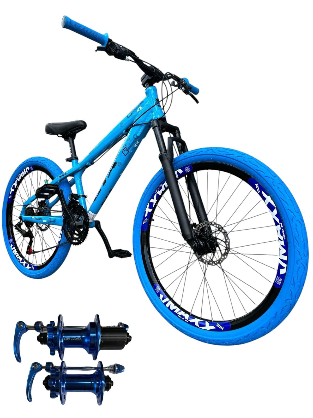 Bicicleta 26 Gta Rebel Freeride Downhill 24v Cubo k7 Barulhento