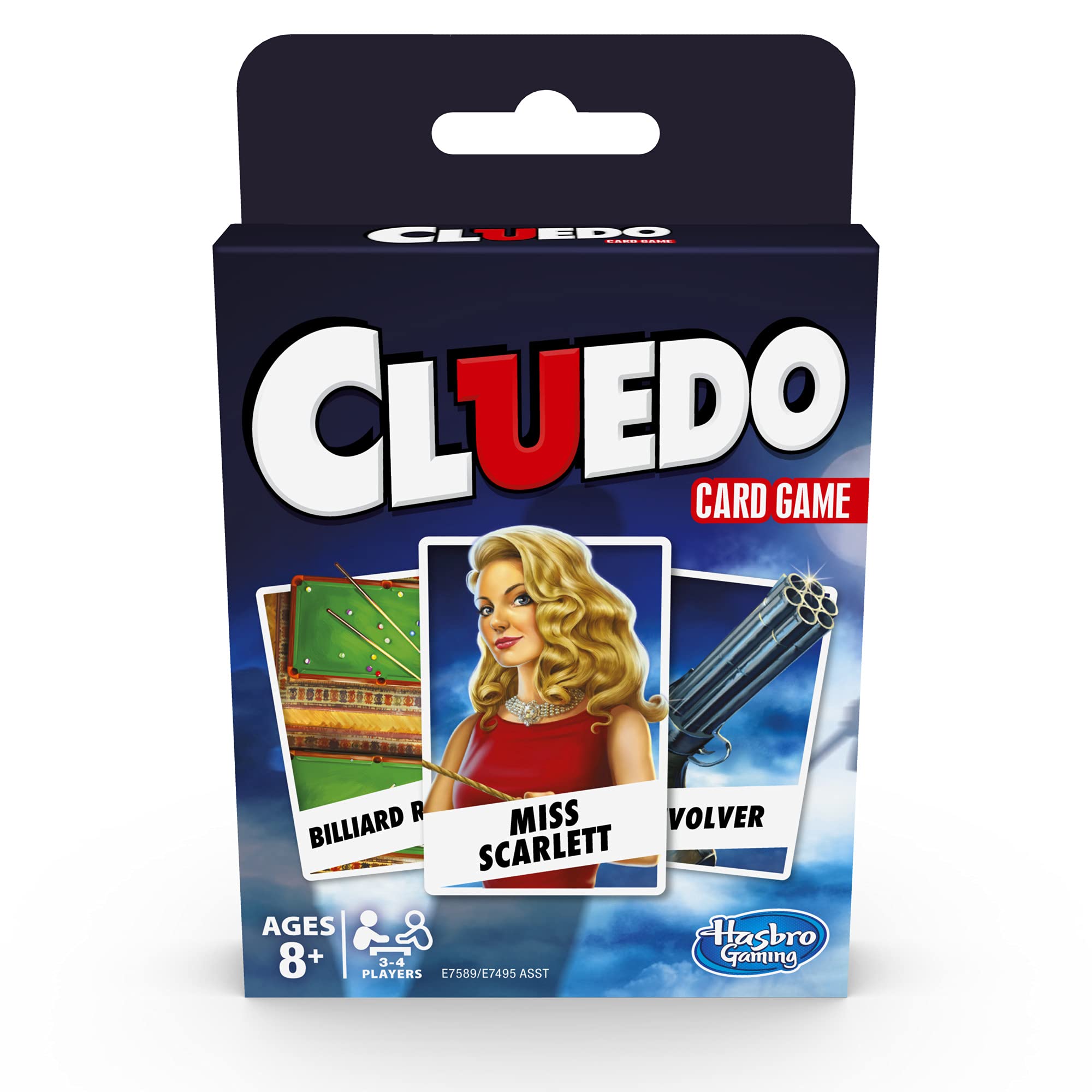 Hasbro Games E7589FS4 Classic Card Game CLUE, Multi-Colour, Multicoloured