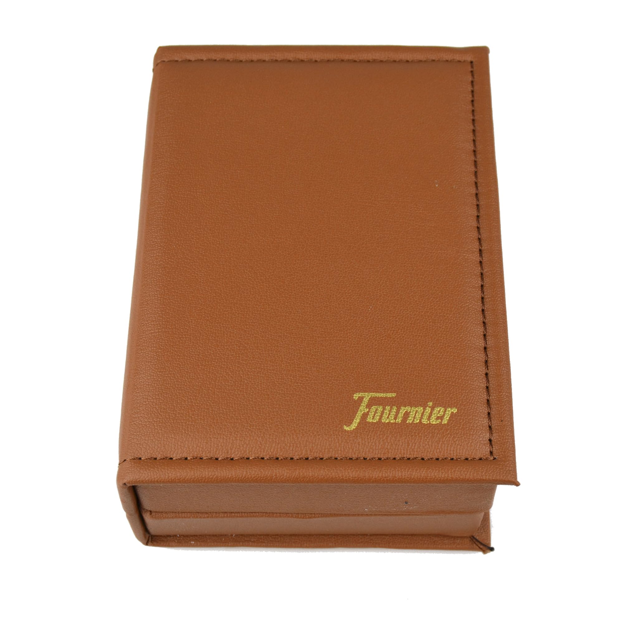 Fournier 10023417 Mus en estuche de polipiel, conjunto de juego ideal para regalo, Marrón. Baraja de cartas española, tapete y amarracos, 14 años en adelante.