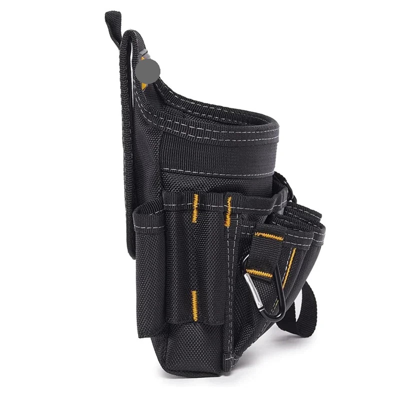 Étui pour perceuse Pochette d'électricien résistante à l'usure, Portable avec Ceinture de Taille rembourrée Douce, Sac Outils bandoulière