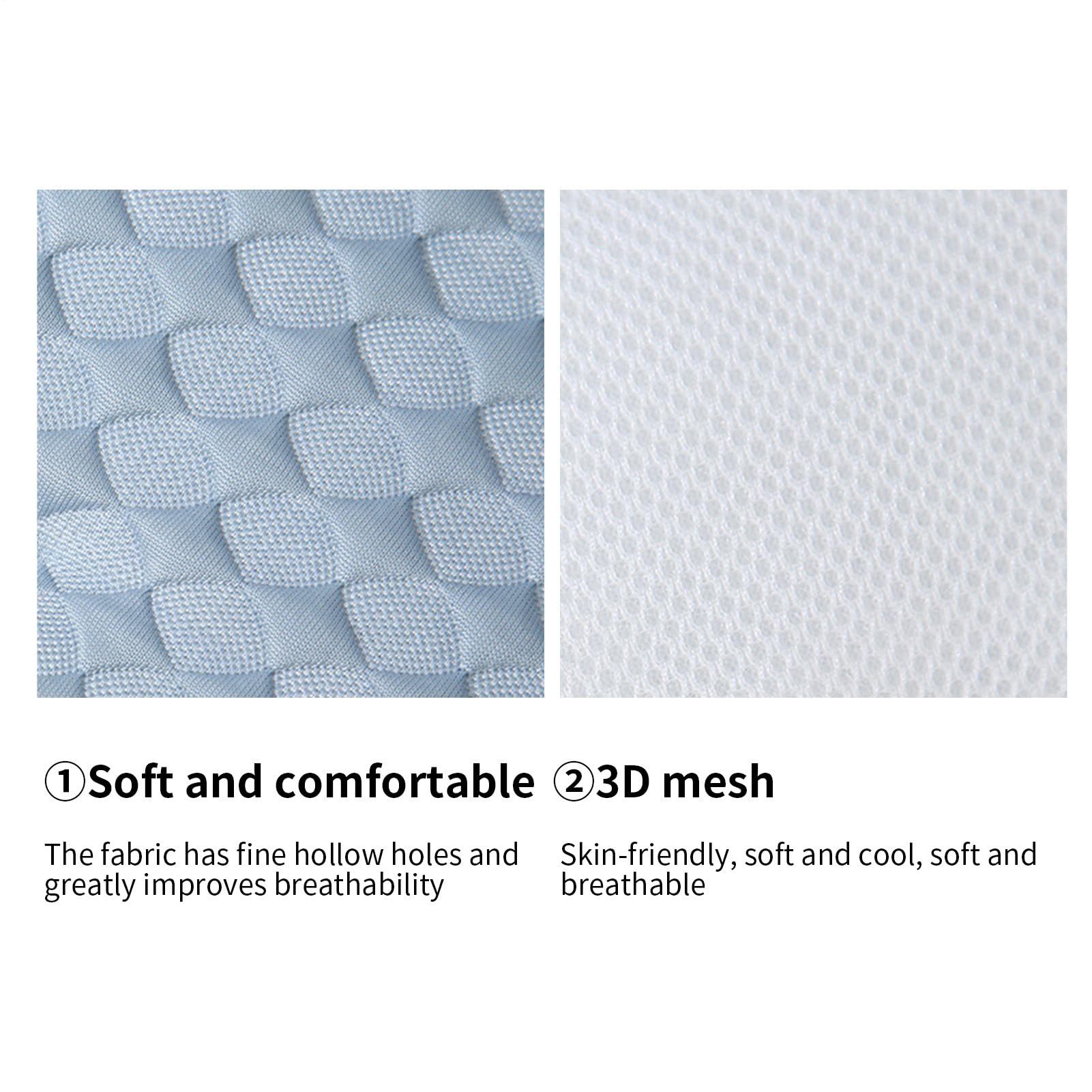 cStroller Kühlkissen für Babys, wiederverwendbare Kühlmatte, 1200D Eisseide und 600D Eisseide, verwoben, atmungsaktiv, Kühlkissen, ideal für Kinderwagen, Kindersicherheitssitz und Kleinkinderhochstuhl