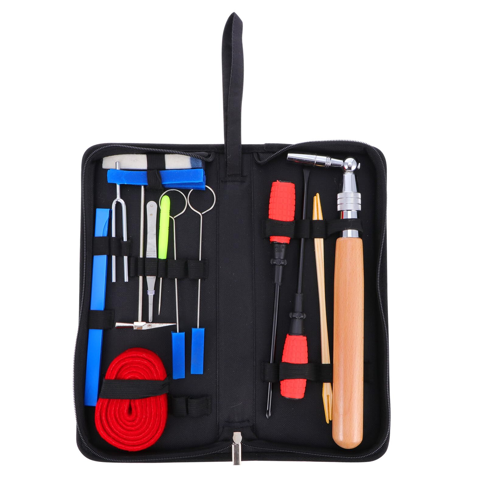 Alipis 16 Pcs Outils D'accordage de Piano Professionnels avec Étui pour Réglage de L'accord Timbre, pour Étudiants