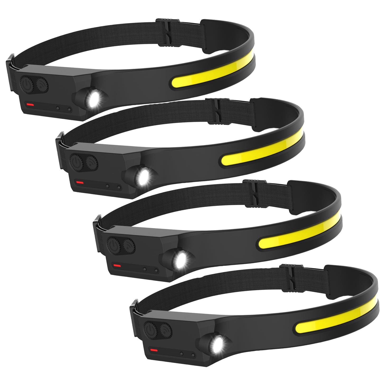 Pristar 4-Pack Headlamp