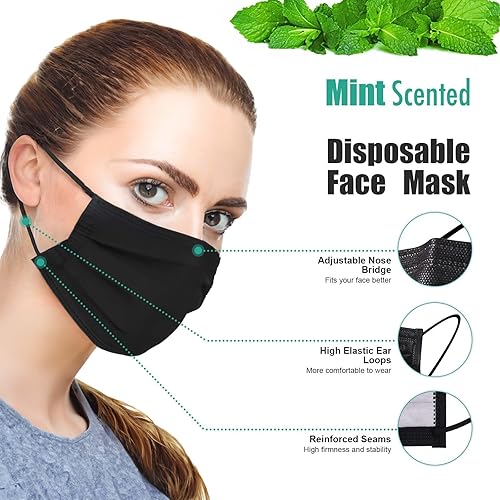 Miniatura 2 de Disposable Scented Face Masks 3-Ply Disposable Fog Level 3 Face Mask  Individually Wrapped Face Mask for Adult