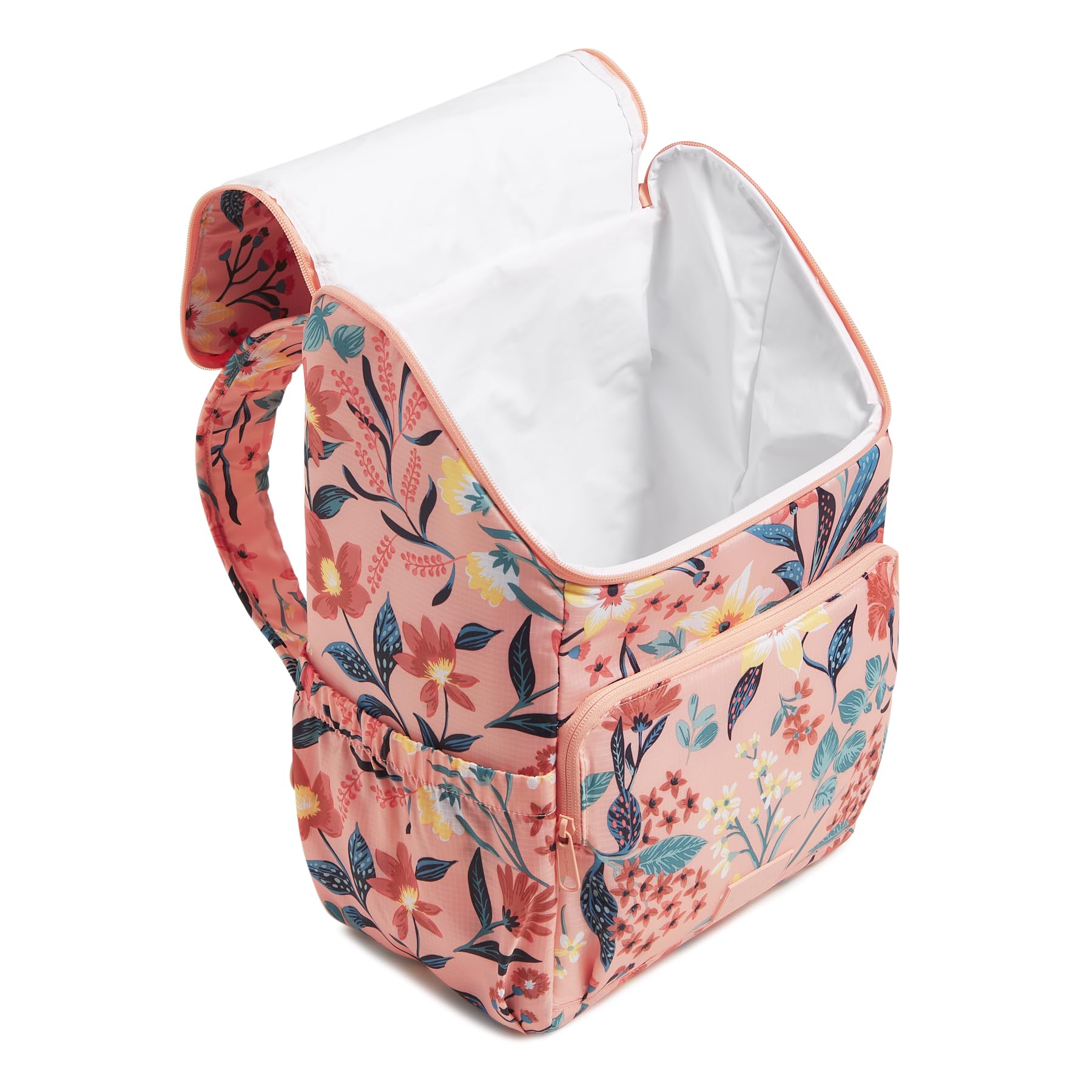 Vera Bradley large Paradise Bright Coral Cooler Backpack NWT Vera Bradley Recycled Ripstop Cooler Backpack, Paradise  main image 2