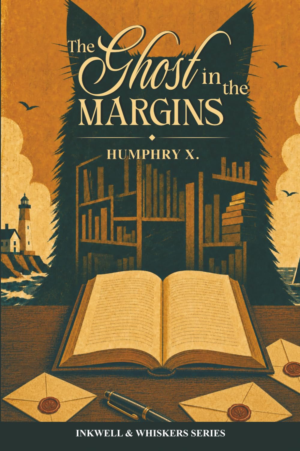 The Ghost in the Margins: An Inkwell & Whiskers Cozy Mystery (Book 7)