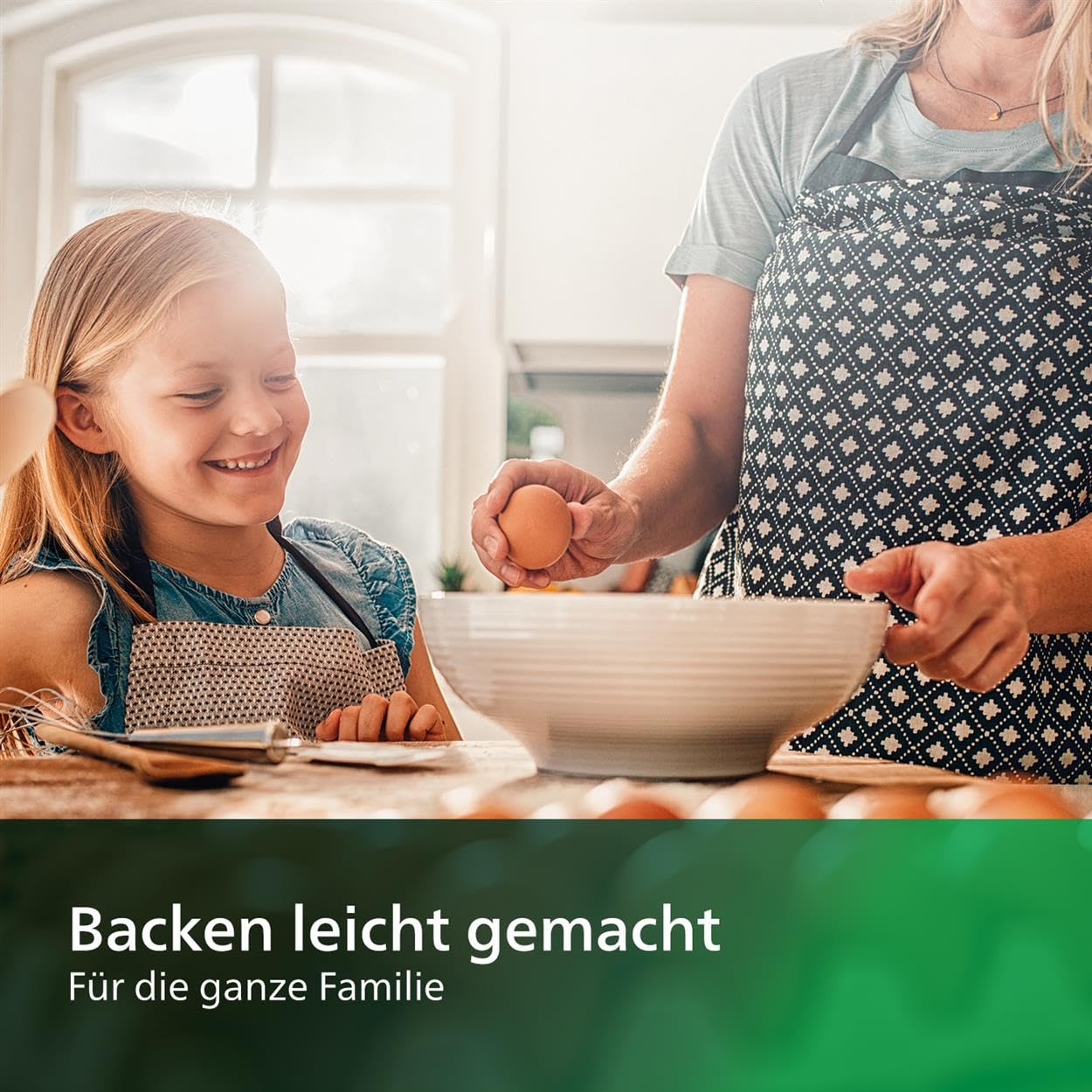 Philips Airfryer Back-Kit für Heißluftfritteuse XXL – Profikit zum Backen (2,0 l) mit Backzubehör, 9 Silikon-Muffinförmchen & Rezeptheft, spülmaschinenfest (HD9952/00)