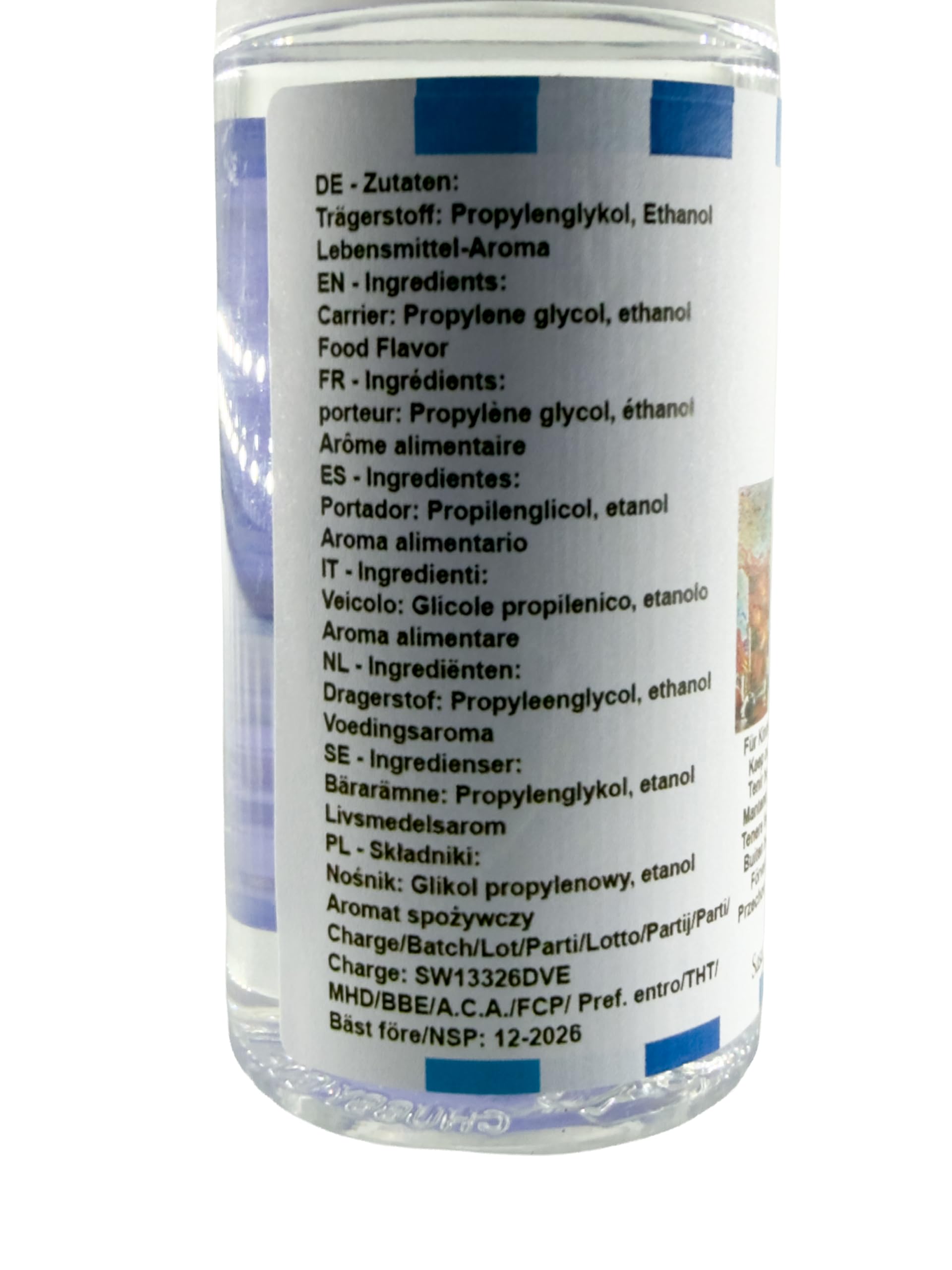 Aroma concentrato tè freddo frutti di bosco - vegano - Sasami - 100ml