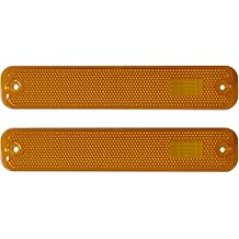 Front Amber Lens Side Marker Light Housing Fits for Ford F Series Truck 1973-1979/ Bronco 1978-1979/ E-Series Econoline 1975-1991