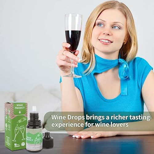 Miniatura 5 de Clerona - Gotas eliminadoras de sulfito de vino, gotas de filtro de vino Clerona para histaminas y sulfito, el purificador de vino de varita,